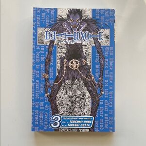Death Note Volume 3 Manga by Tsugumi Ohba
